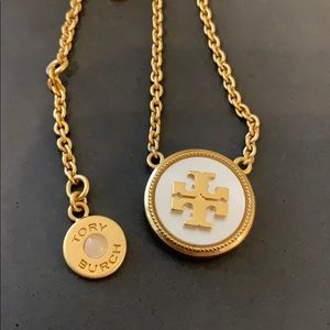 Tory Burch Kira Mother of Pearl Necklace